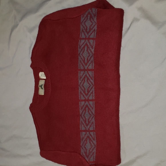Eastern Mountain Sports Men's S Burgundy sweater. - Picture 4 of 7